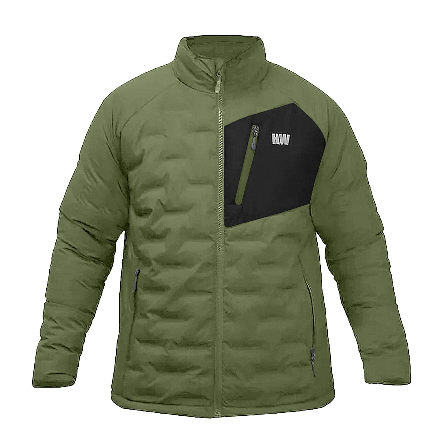 Parka Insulada Hw Explorer S/gorro Hombre Verde Oliva image number 0.0